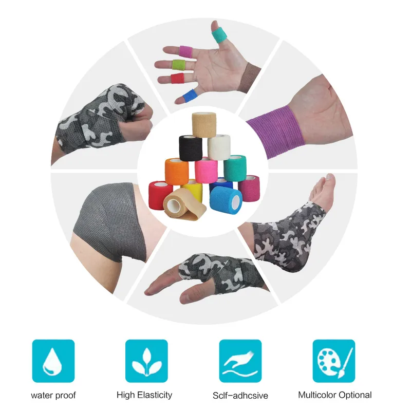 1/15pcs 4.8m 블루 스포츠 자기 접착 성 탄력 - Medical Tape 리뷰 및 가격