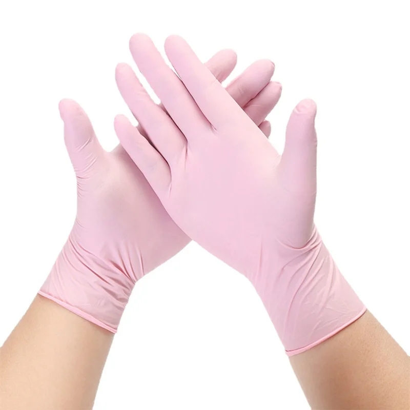 20/50/100PCS 핑크 니트릴 장갑 일회용 라텍스 - Medical Gloves 리뷰 및 가격