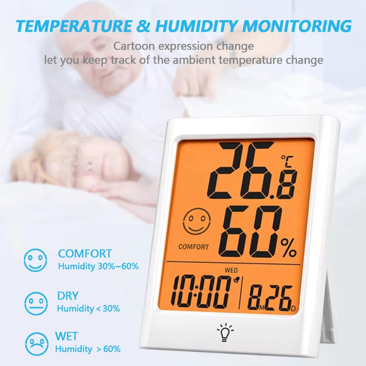 팀룬 디지털 온도계 겸 습도계, 스마트 실내 온도 및  - Thermometer Digital 리뷰 및 가격